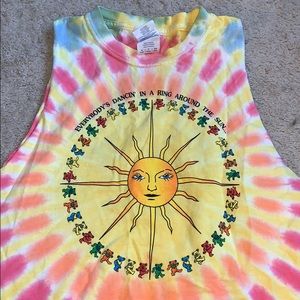 Grateful Dead cut-off tee